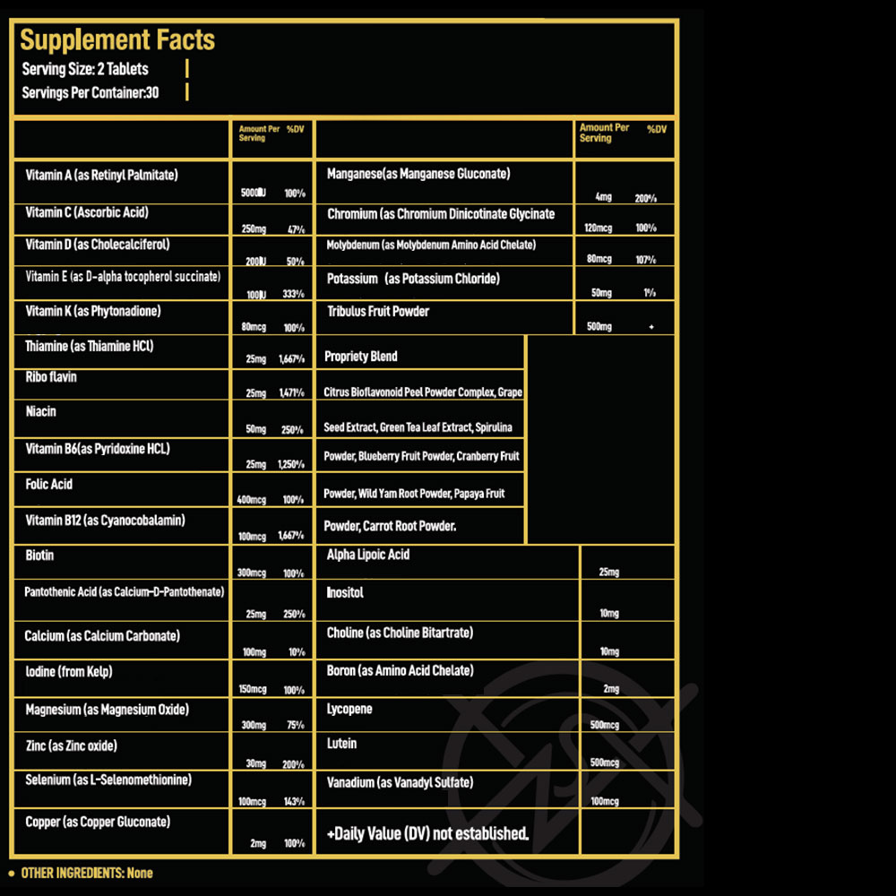 Man's-Multi-plus-test-Supplement-Facts