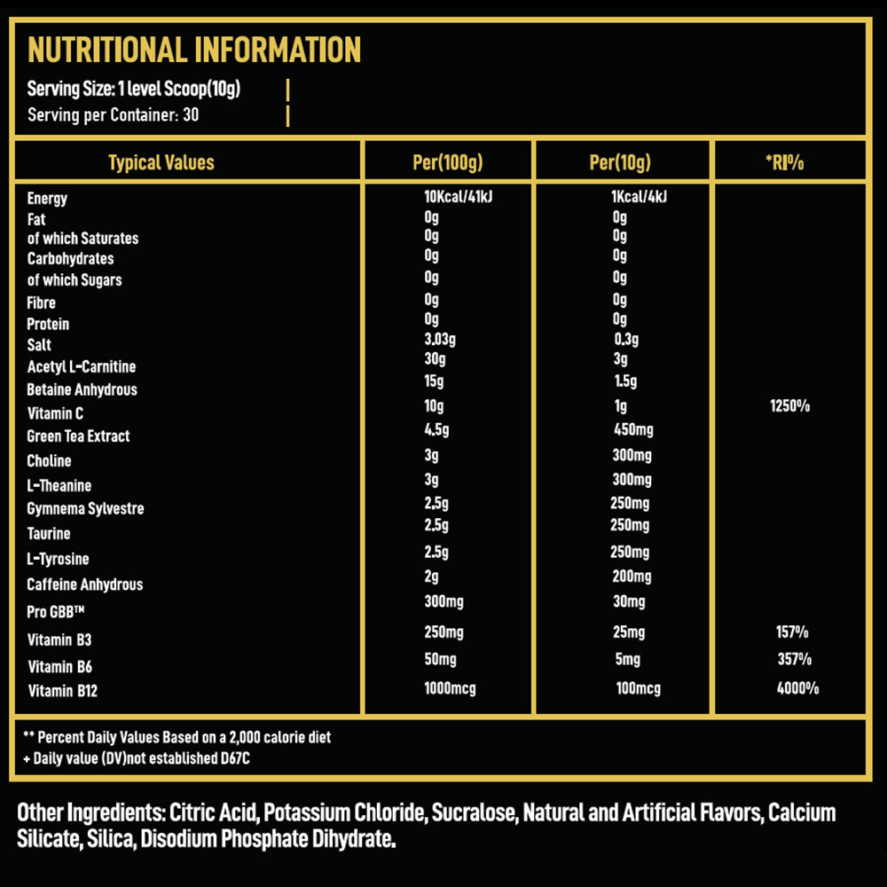 SHREDEX-XT-Supplement-Facts